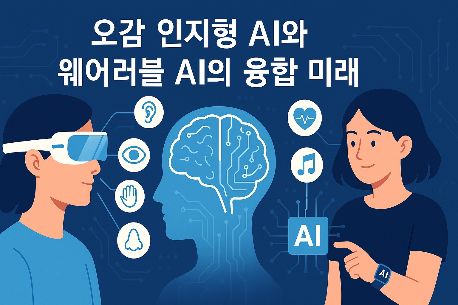 오감 인지형 AI와 웨어러블 AI의 융합 미래