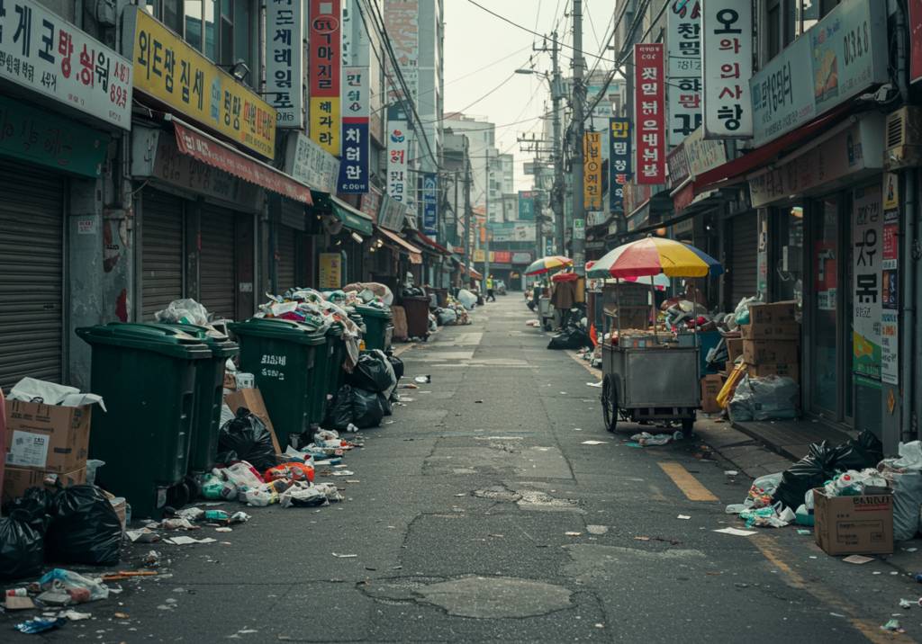 휴지통 부족의 문제점